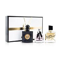 Парфюмерный набор Yves Saint Laurent Black Opium/Mon Paris/Libre 3x30 ml оптом в Набережные Челны 